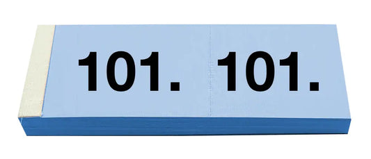 SIMPLEX Garderobenblock 101-200 13082 blau 100 Blatt Idealshop