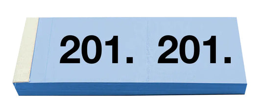 SIMPLEX Garderobenblock 201-300 13089 blau 100 Blatt Idealshop