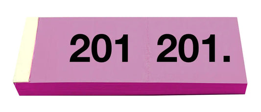 SIMPLEX Garderobenblock 201-300 13090 pink 100 Blatt Idealshop