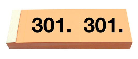SIMPLEX Garderobenblock 301-400 13094 orange 100 Blatt Idealshop