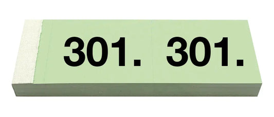 SIMPLEX Garderobenblock 301-400 13095 grün 100 Blatt Idealshop