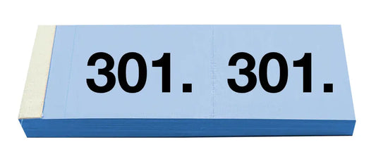 SIMPLEX Garderobenblock 301-400 13096 blau 100 Blatt Idealshop