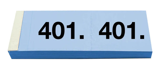 SIMPLEX Garderobenblock 401-500 13103 blau 100 Blatt Idealshop