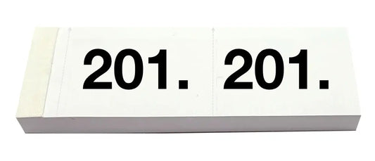 SIMPLEX Garderobenblock Nr. 201-300 13084 weiss 100 Blatt Idealshop