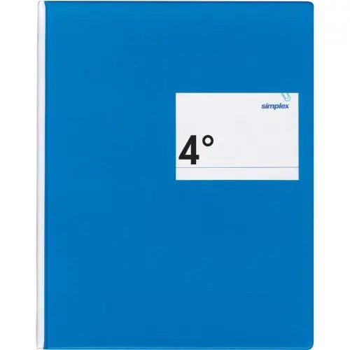 SIMPLEX Geschäftsbuch 17,5x22cm 17445 blau 40 Blatt Idealshop
