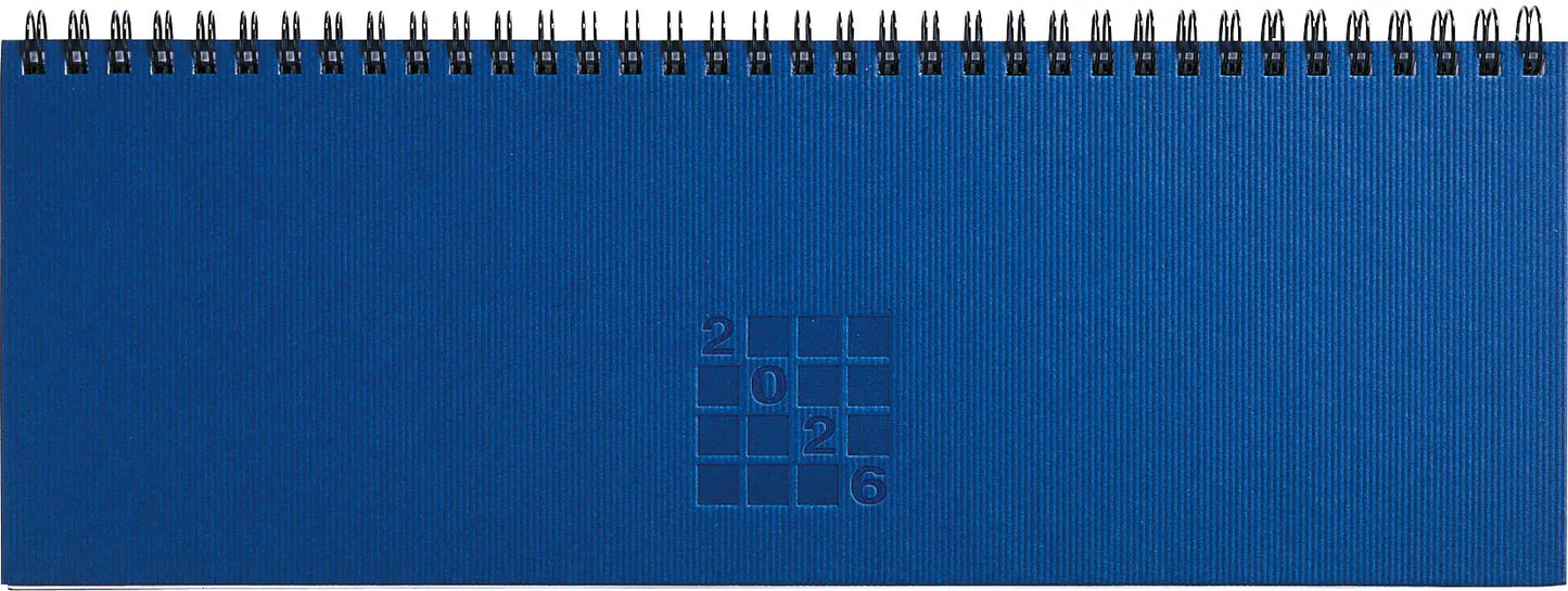 SIMPLEX Pultkalender Linea 2026 83582B5.26 1W/2S blau ML 30.7x10.5cm Idealshop