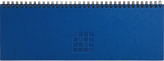 SIMPLEX Pultkalender Linea 2026 83582B5.26 1W/2S blau ML 30.7x10.5cm Idealshop