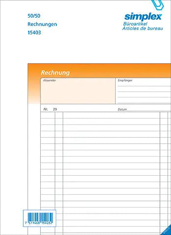 SIMPLEX   Rechnungen D                A5 Idealshop