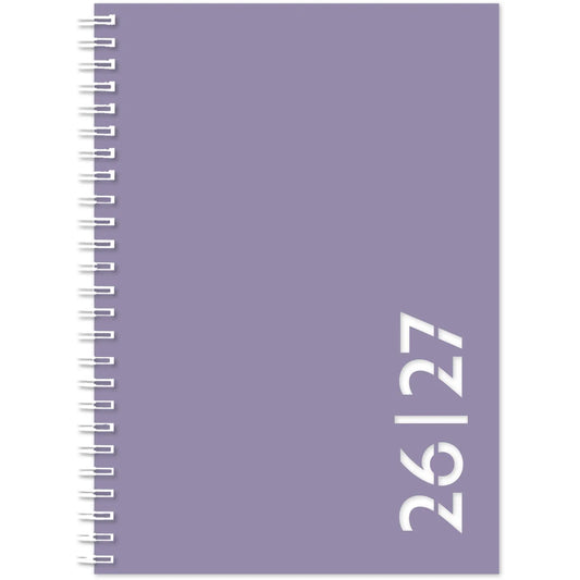 SIMPLEX Schüleragenda Colors 26/27 40130S4.27 1W/2S 17M lavendel 14.8x21cm Idealshop