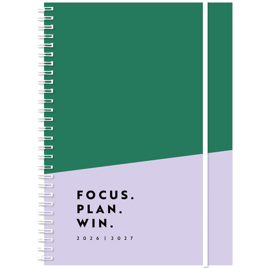 SIMPLEX Schüleragenda Emotions 26/27 500212.27 1T/1S 12M FocusGreen 12x16.5cm Idealshop