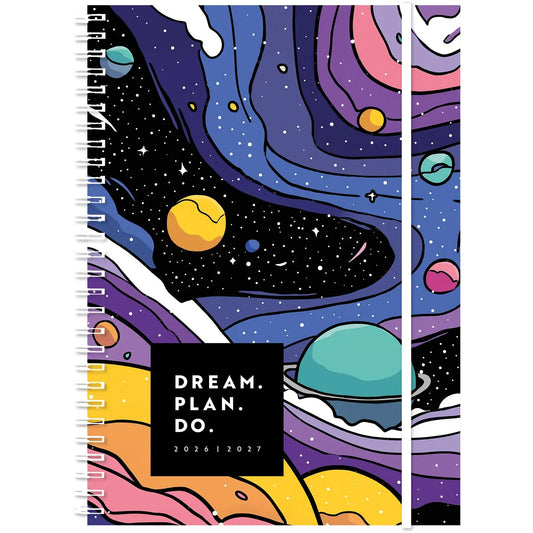 SIMPLEX Schüleragenda Emotions 26/27 500215.27 1W/2S 17M Universe 14.8x21cm Idealshop