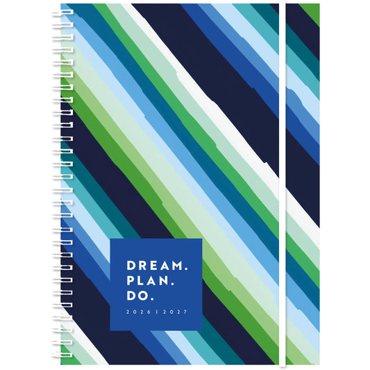 SIMPLEX Schüleragenda Emotions 26/27 500220.27 1W/2S 17M Stripes ML 12x16.5cm Idealshop