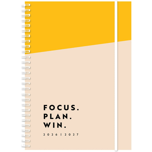 SIMPLEX Schüleragenda Emotions 26/27 500223.27 1W/2S 17M Yellow ML 8x12.5cm Idealshop