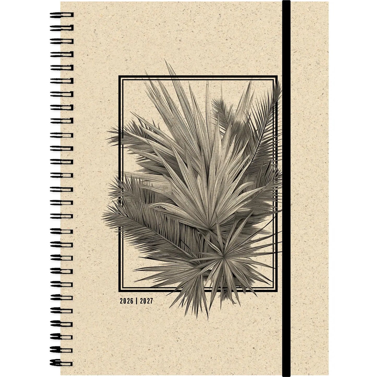 SIMPLEX Schüleragenda Graspapier 26/27 500407.27 1W/2S 12M Frame ML 14.8x21cm Idealshop