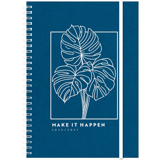 SIMPLEX Schüleragenda Kraftpap. 26/27 500414.27 1W/2S 17M Blue ML 12x16.5cm Idealshop