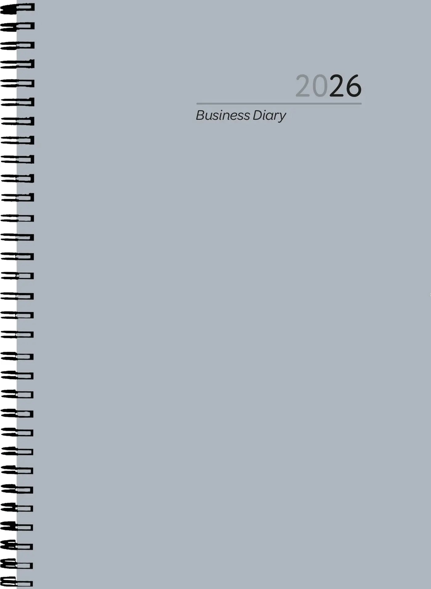 SIMPLEX Wochenagenda 2026 797-2022.26 1W/2S silber ML 16.9x24cm Idealshop