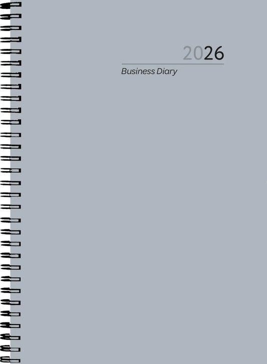 SIMPLEX Wochenagenda 2026 797-2022.26 1W/2S silber ML 16.9x24cm Idealshop