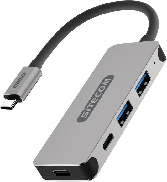 SITECOM USB-C Hub 4 Port CN-384 2x USB 3.1-A + 2x USB-C 5Gbps Idealshop