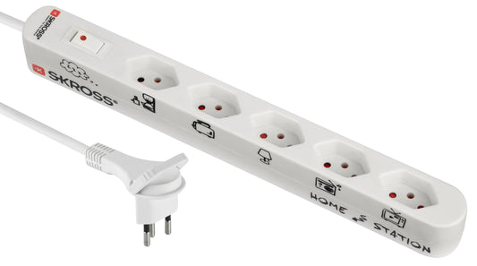 SKROSS Home Station Retail 69.51300 5xTyp13 white Idealshop