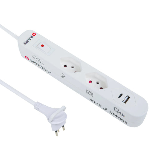 SKROSS Home Station USB-C Retail wht 69.21350 2x T13,1x USB-C + 1x USB-A Idealshop