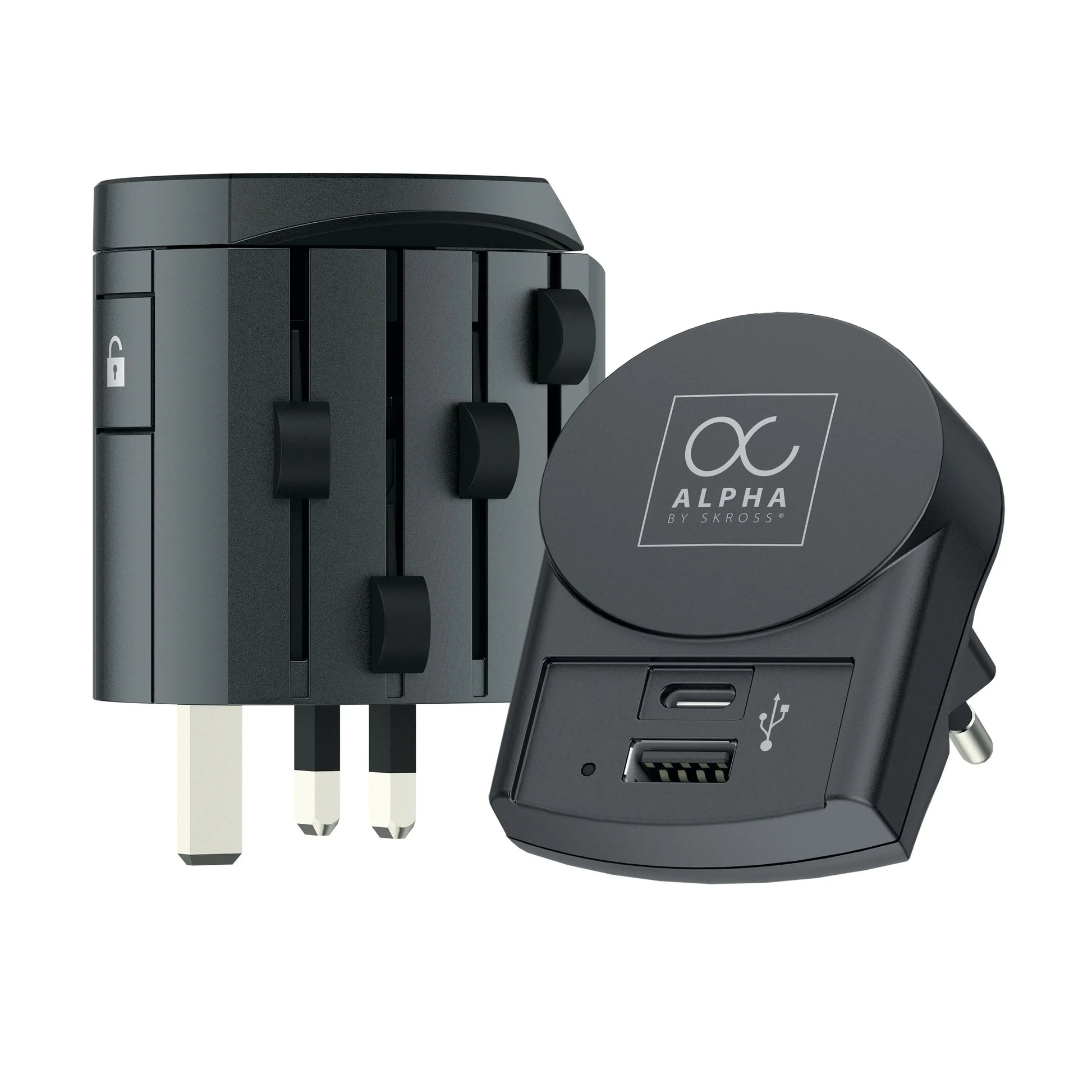 SKROSS World Adapter Premium Series 1.104103 Alpha Europe USB Charger A&C Idealshop