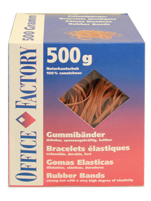 SMART OFFICE Gummibänder 80mmx3mm 605532 Naturkautschuk 500g Idealshop