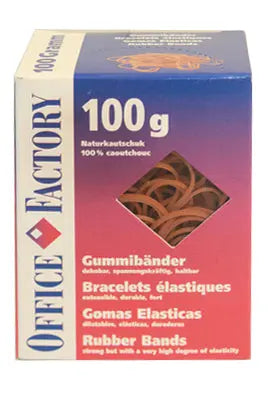 SMART OFFICE Gummibänder 100mmx3mm 601134 Naturkautschuk 100g Idealshop