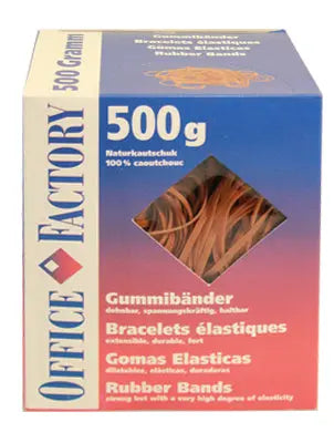 SMART OFFICE Gummibänder 125mmx3mm 605535 Naturkautschuk 500g Idealshop