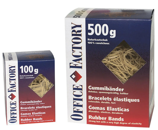 SMART OFFICE Gummibänder 500g 605516 1.3x60mm braun Idealshop