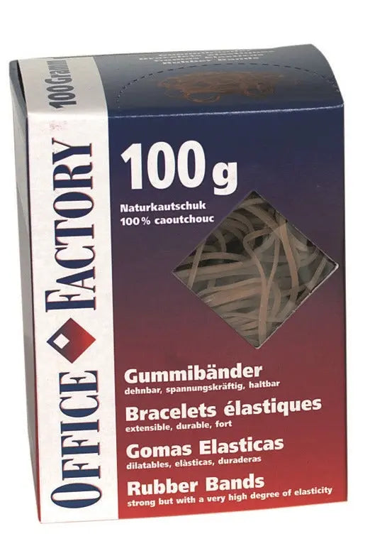 SMART OFFICE Gummibänder 80mmx3mm 601132 Naturkautschuk 100g Idealshop