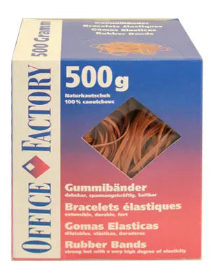 SMART OFFICE Gummibänder 80mmx3mm 605532 Naturkautschuk 500g Idealshop
