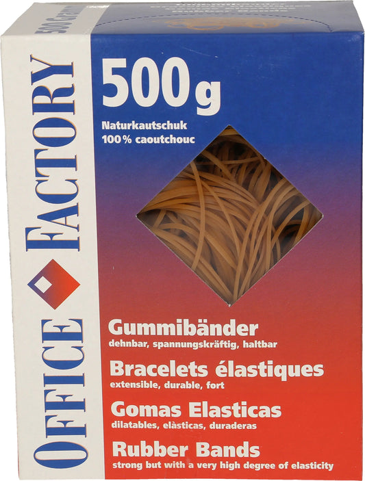 SMART OFFICE Gummibänder Nr. 10 500g 605522 1.3mm/70mm Idealshop