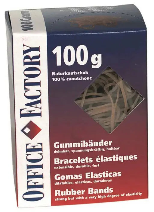 SMART OFFICE Gummibänder assortiert 601200 Naturkautschuk 100g Idealshop