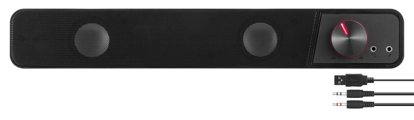 SPEEDLINK BRIO Stereo Soundbar SL-810200-BK Black Idealshop