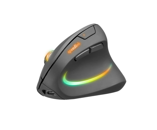 SPEEDLINK PIAVO PRO Illum. Ergo Mouse SL-630026-BK Wireless,Rechargeable,Black Idealshop