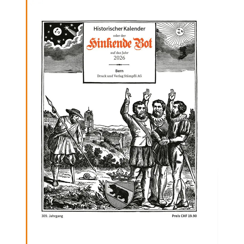 STAEMPFLI Bildkalender 2026 9783727261923 Der Hinkende Bot DE A5 Idealshop