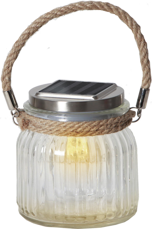 STARTRADI Solar LED-Leuchte Jamjar  12cm