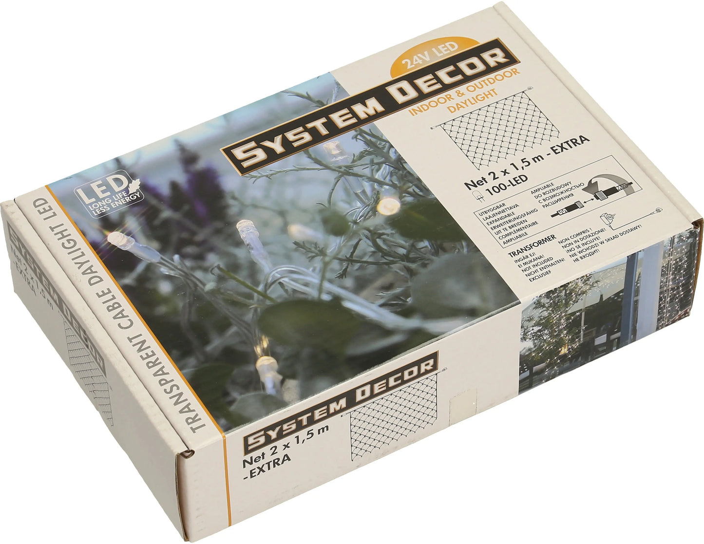 STAR TRADING System Decor LED-Netz 2m 12.495-59 Extra, weiss, 1,5m Idealshop