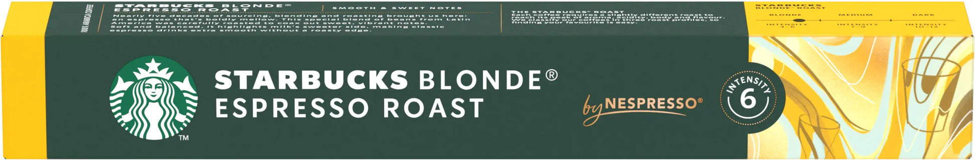STARBUCKS Kaffeekapseln 10 Stk. 6220719 Blonde Espresso Roast Idealshop