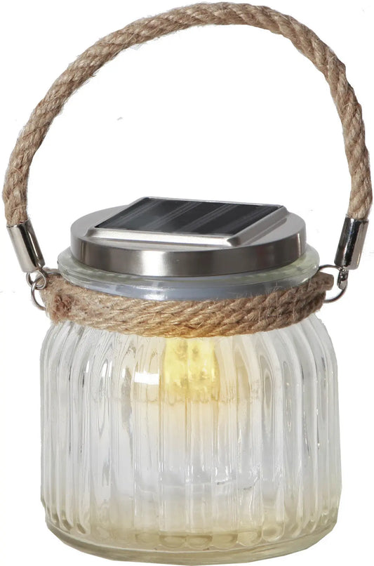 STARTRADI Solar LED-Leuchte Jamjar  12cm Idealshop
