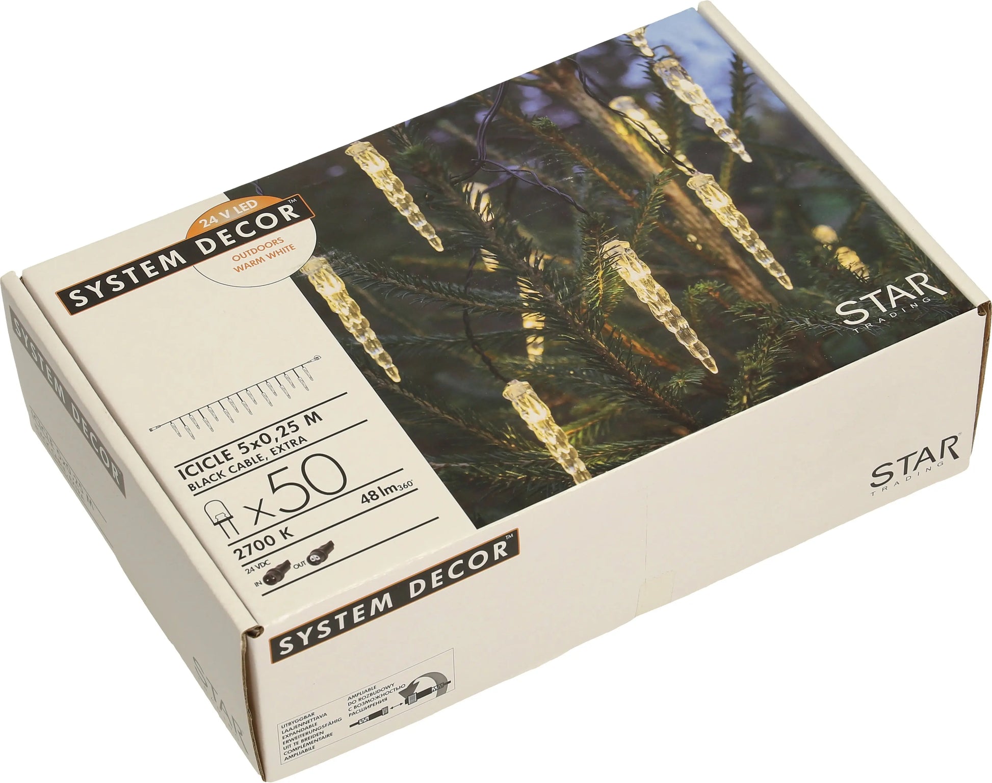 STARTRADI System Decor Lichterkette   5m Idealshop