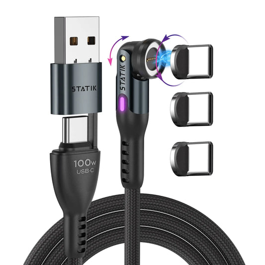 STATIK Statik 360 Pro Cable PUP-0521-6FT 2.0 USB-C Only, 2m 100W Idealshop