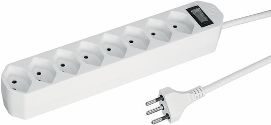 STEFFEN Steckdosenleiste Compact 200130218 8x T13, weiss Idealshop