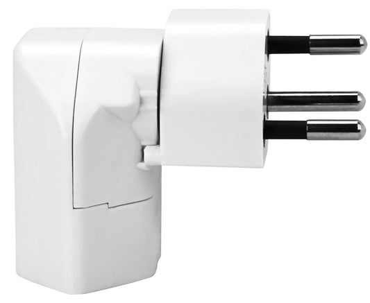 STEFFEN Dreh-Winkeladapter 149712 weiss 1 Stecker Idealshop