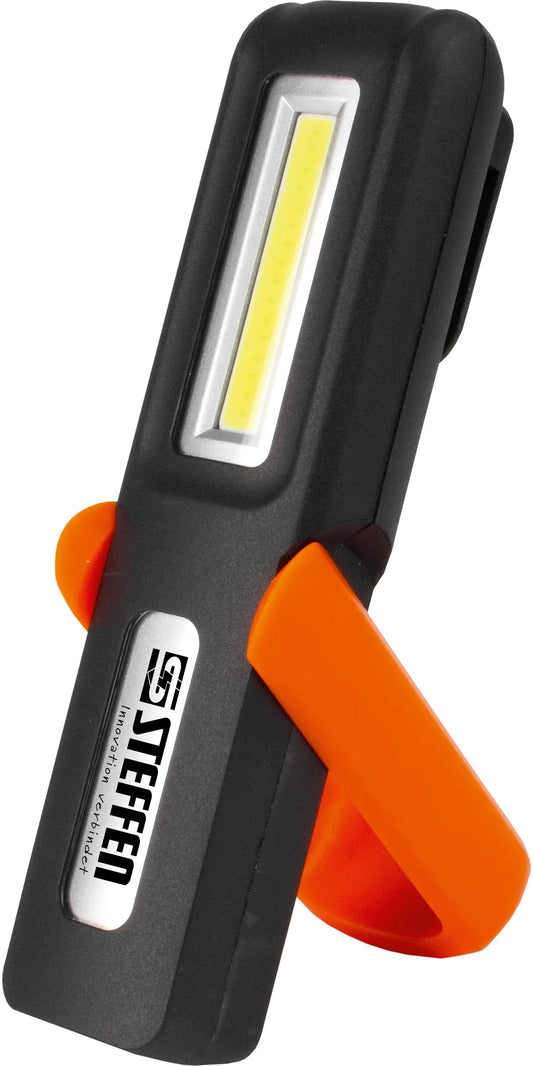 STEFFEN Handleuchte LED Worklight 65 00165 schwarz, Akku, 3W Idealshop