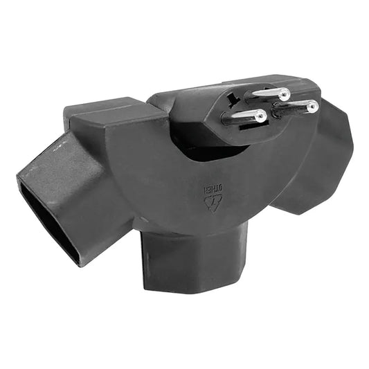 STEFFEN Mehrfachstecker Peacook 14 9768 0 schwarz, kippbar Idealshop