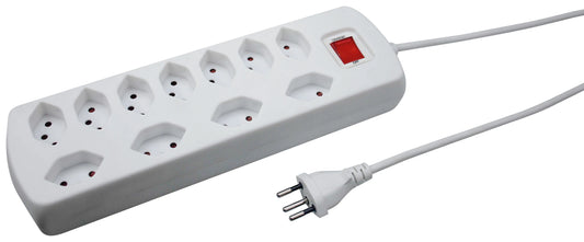 STEFFEN Steckdosenleiste 11x11cm 2076022111S weiss 11 Stecker Idealshop