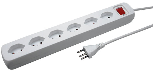 STEFFEN Steckdosenleiste 1,5m 207603216S weiss 6 Stecker Idealshop