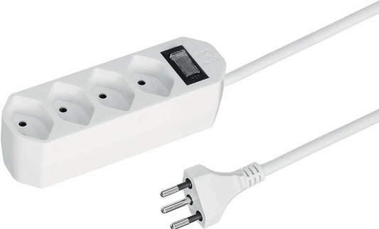 STEFFEN Steckdosenleiste Compact 200130214 4x T13, weiss Idealshop