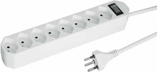 STEFFEN Steckdosenleiste Compact 200130218 8x T13, weiss Idealshop